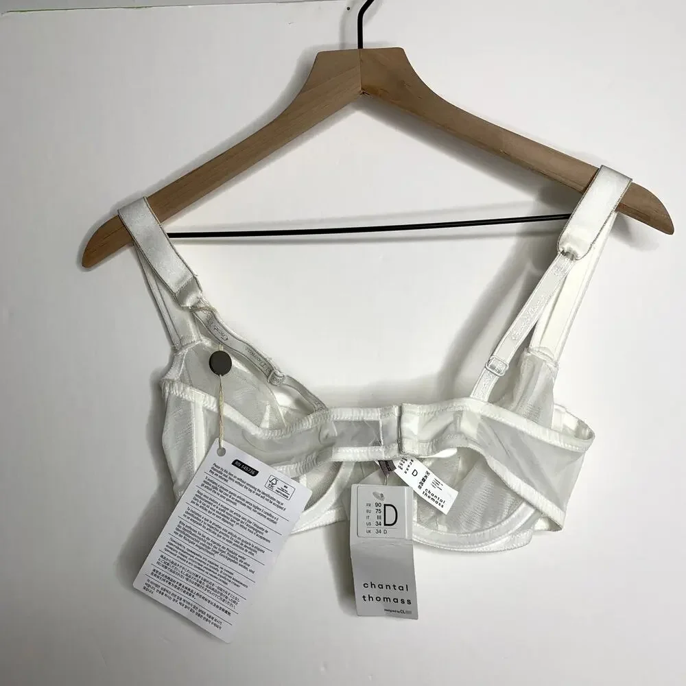 Chantal Thomass Audacieuse Balconette Bra | Lace Underwire Lingerie New 34D